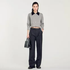 Femme SANDRO Cardicoat Court