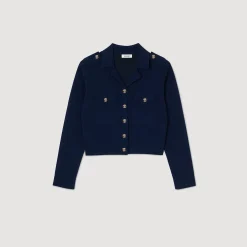 Femme SANDRO Cardicoat En Maille