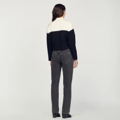 Femme SANDRO Cardicoat En Viscose Certifiée