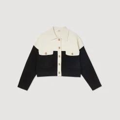 Femme SANDRO Cardicoat En Viscose Certifiée