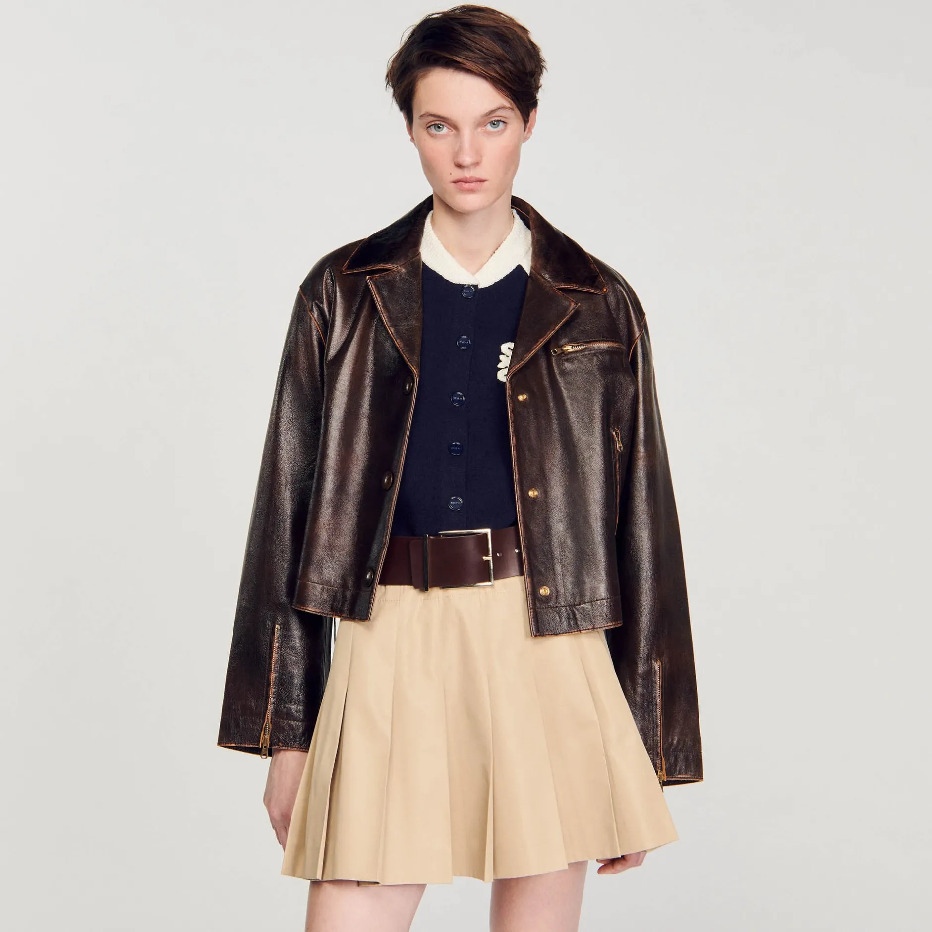 Femme SANDRO Cardicoat Teddy