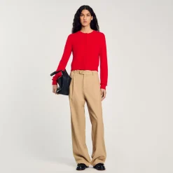 Femme SANDRO Cardigan à Volants