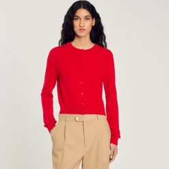 Femme SANDRO Cardigan à Volants