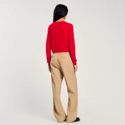 Femme SANDRO Cardigan à Volants