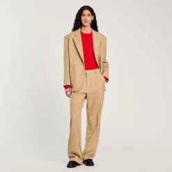 Femme SANDRO Cardigan à Volants