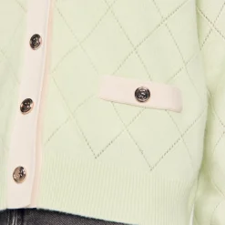 Femme SANDRO Cardigan Bicolore