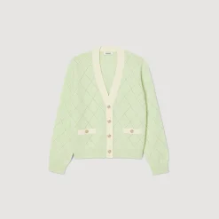 Femme SANDRO Cardigan Bicolore