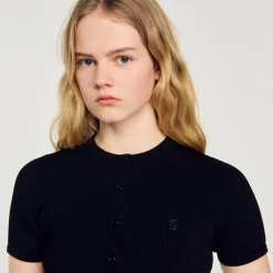 Femme SANDRO Cardigan Court