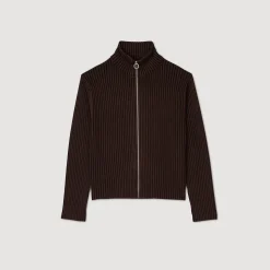 Homme SANDRO Cardigan Côtelé