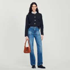 Femme SANDRO Cardigan En Laine Certifiée