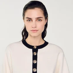 Femme SANDRO Cardigan En Maille