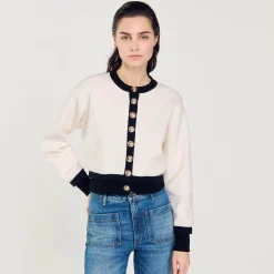Femme SANDRO Cardigan En Maille