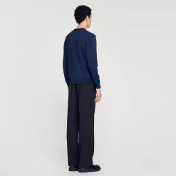 Homme SANDRO Cardigan En Maille