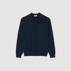 Homme SANDRO Cardigan En Maille