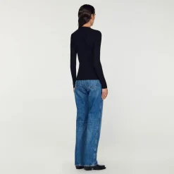 Femme SANDRO Cardigan En Viscose Certifiée