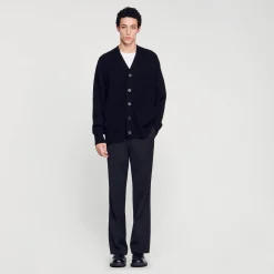 Homme SANDRO Cardigan En Yak