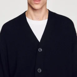 Homme SANDRO Cardigan En Yak
