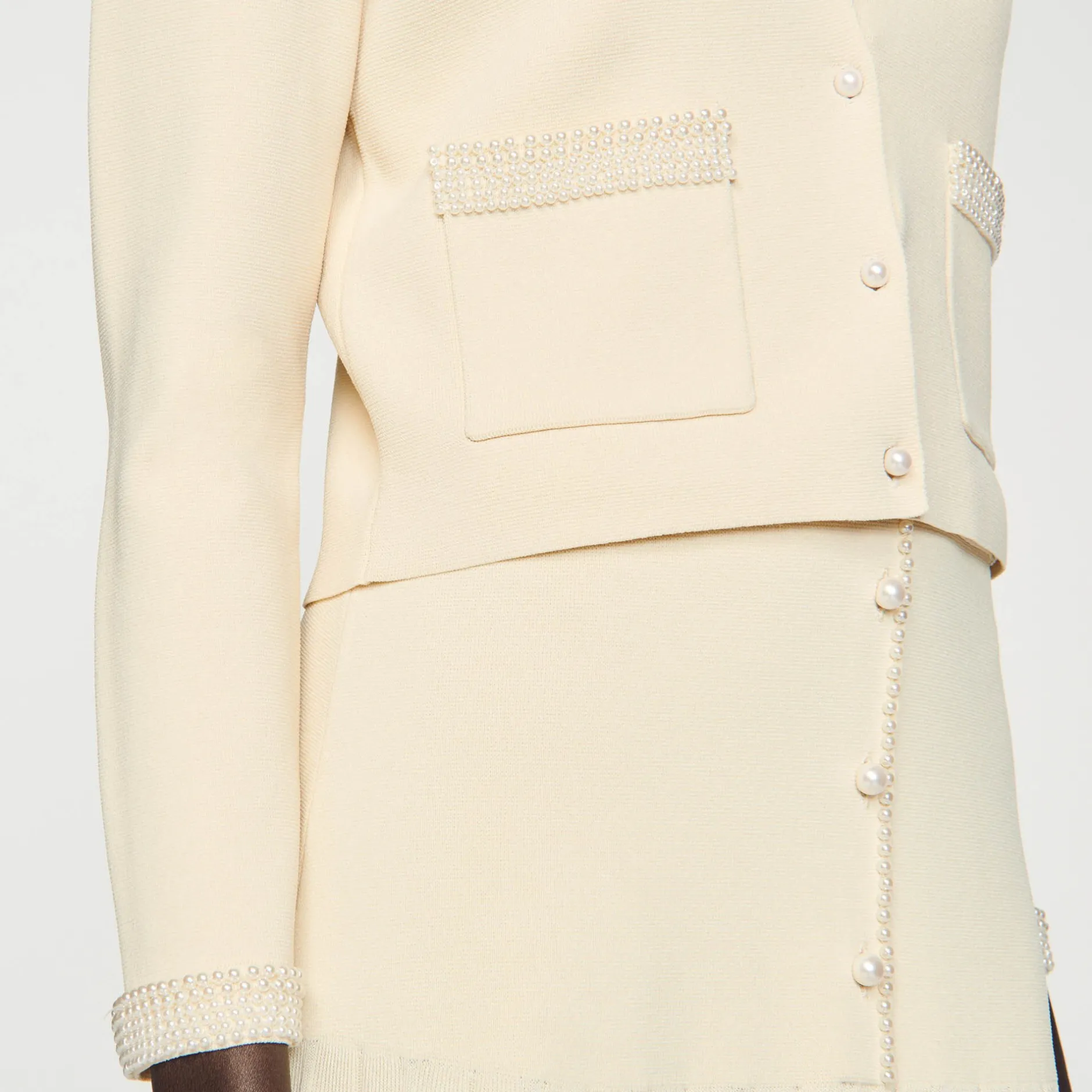 Femme SANDRO Cardigan Orné De Perles