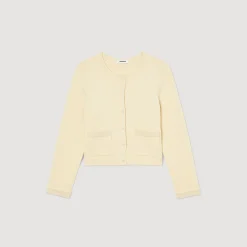 Femme SANDRO Cardigan Orné De Perles