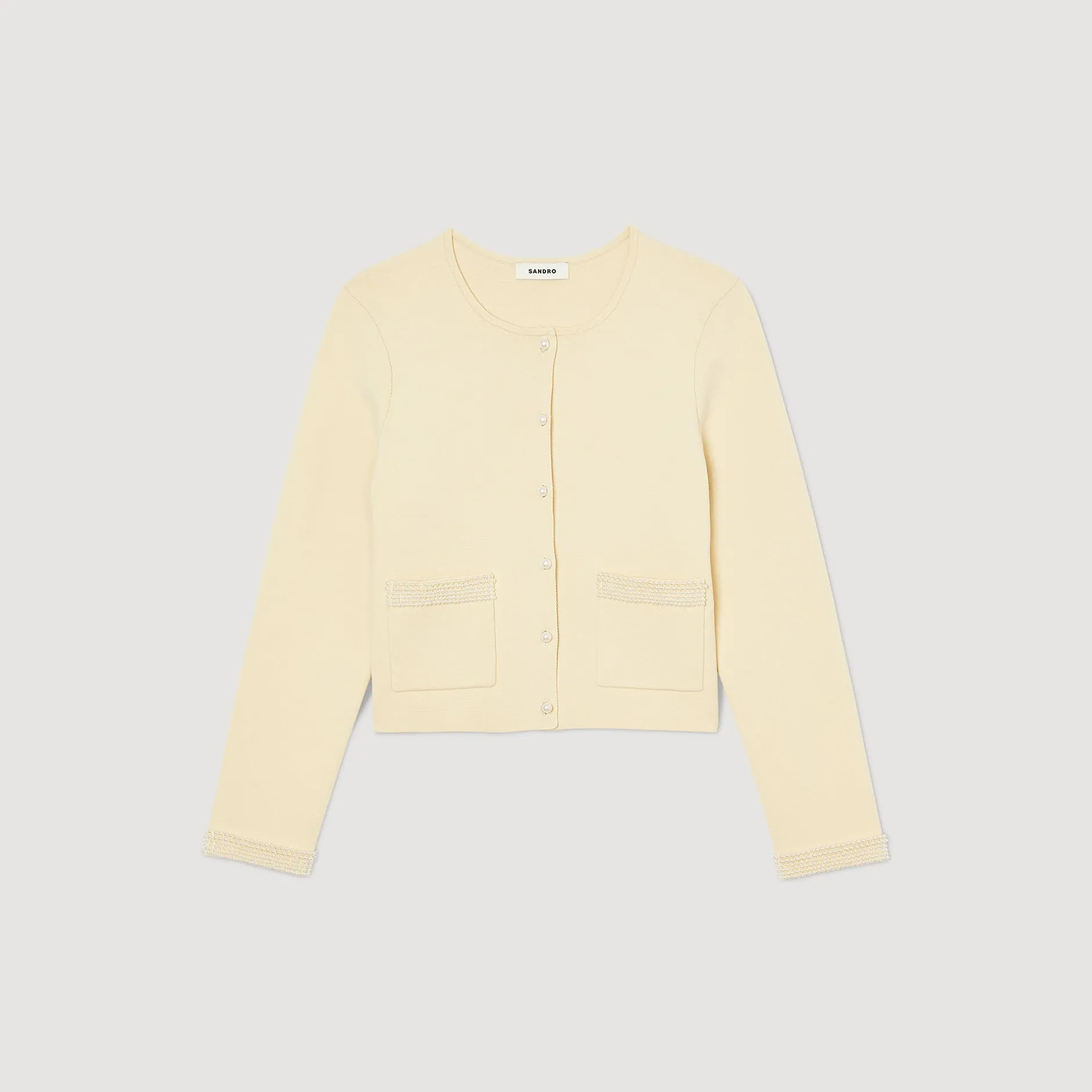 Femme SANDRO Cardigan Orné De Perles