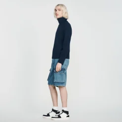 Homme SANDRO Cardigan Zippé En Laine
