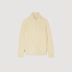 Homme SANDRO Cardigan Zippé En Maille