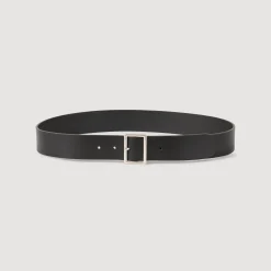 Homme SANDRO Ceinture En Cuir