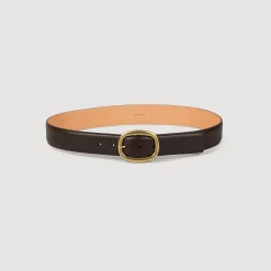 Homme SANDRO Ceinture En Cuir