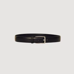 Homme SANDRO Ceinture En Cuir Lisse