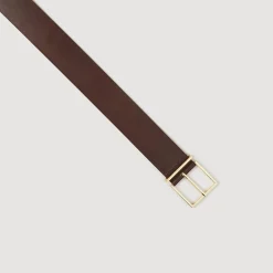 Femme SANDRO Ceinture Large En Cuir
