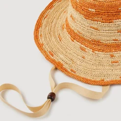 Femme SANDRO Chapeau En Raphia
