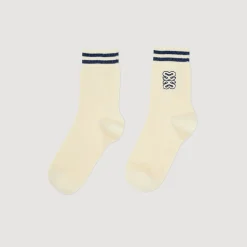 Femme SANDRO Chaussettes Brodées