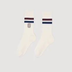 Femme SANDRO Chaussettes Brodées