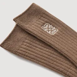 Femme SANDRO Chaussettes Brodées