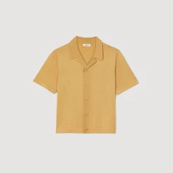 Homme SANDRO Chemise à Manches Courtes