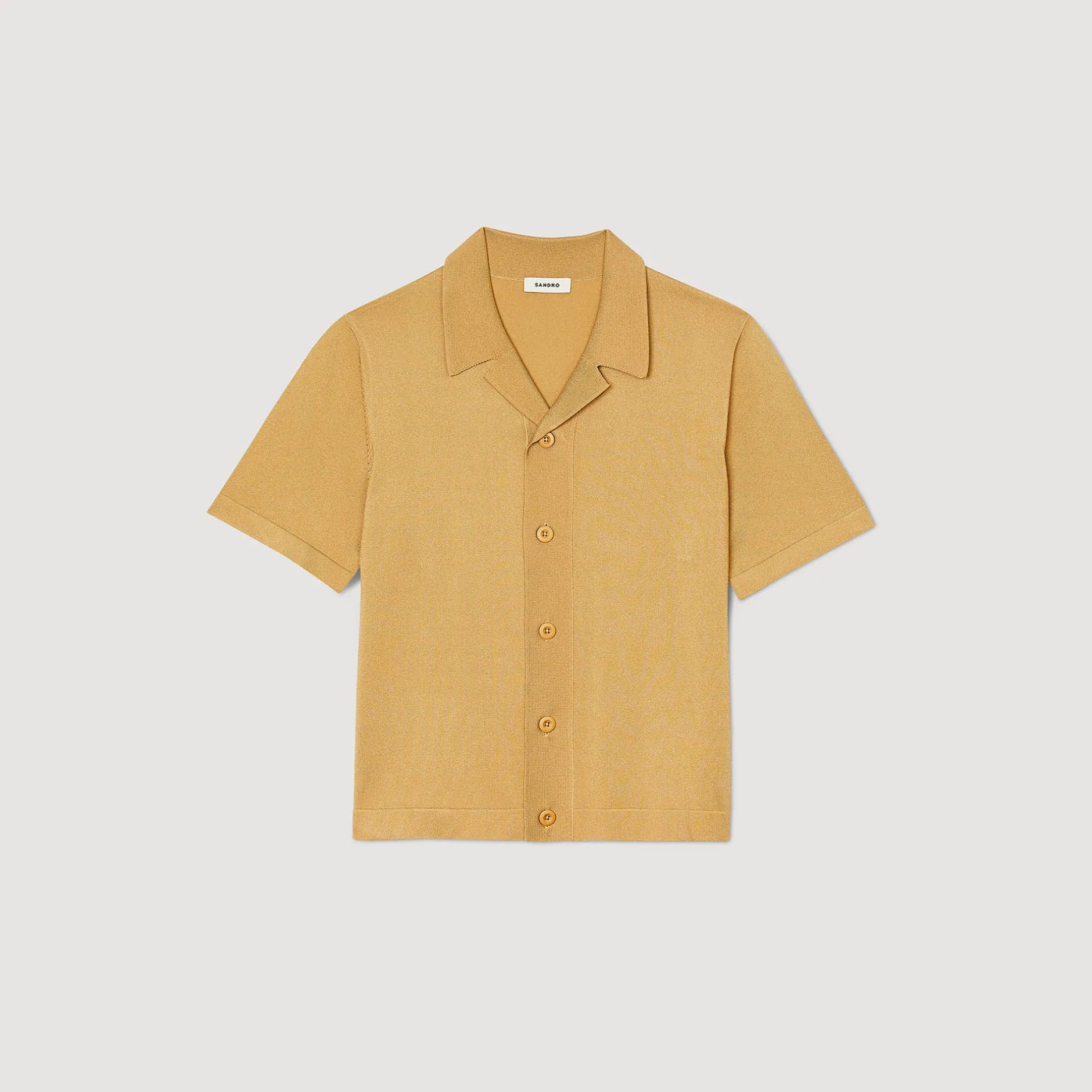 Homme SANDRO Chemise à Manches Courtes