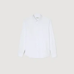 Homme SANDRO Chemise à Manches Longues