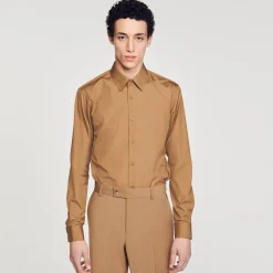 Homme SANDRO Chemise à Manches Longues