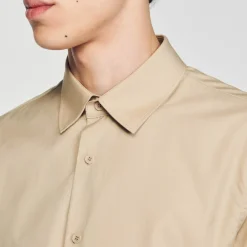 Homme SANDRO Chemise à Manches Longues
