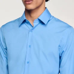 Homme SANDRO Chemise à Manches Longues