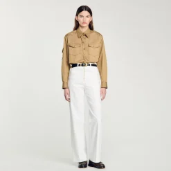 Femme SANDRO Chemise à Poches