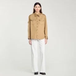 Femme SANDRO Chemise à Poches