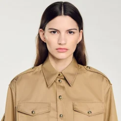 Femme SANDRO Chemise à Poches