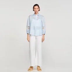 Femme SANDRO Chemise à Rayures