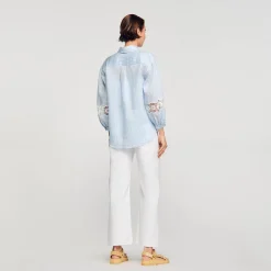 Femme SANDRO Chemise à Rayures