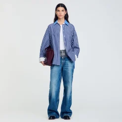 Femme SANDRO Chemise à Rayures
