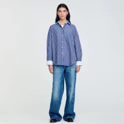 Femme SANDRO Chemise à Rayures