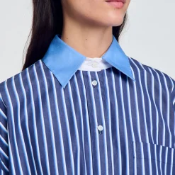 Femme SANDRO Chemise à Rayures