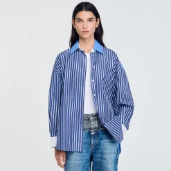Femme SANDRO Chemise à Rayures