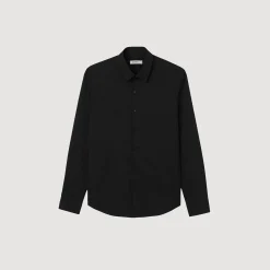 Homme SANDRO Chemise Ajustée En Coton Stretch
